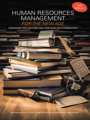 cover image of Human Resources Management for the New Age